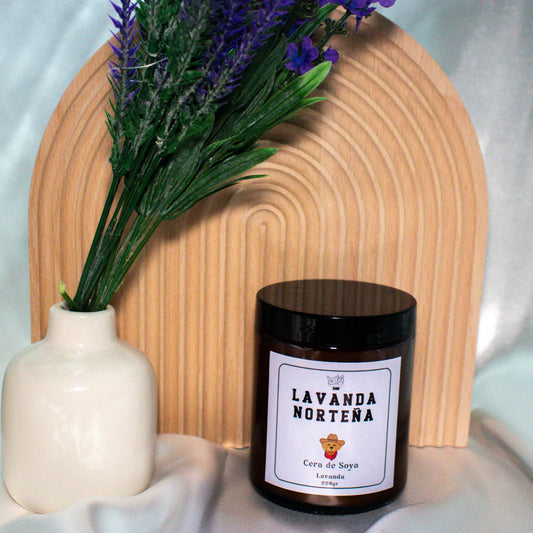 Lavanda Norteña – Vela de Soya Premium Lavanda