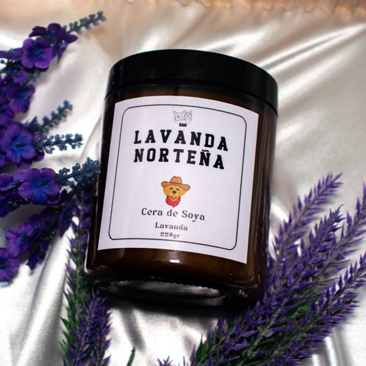 Lavanda Norteña – Vela de Soya Premium Lavanda